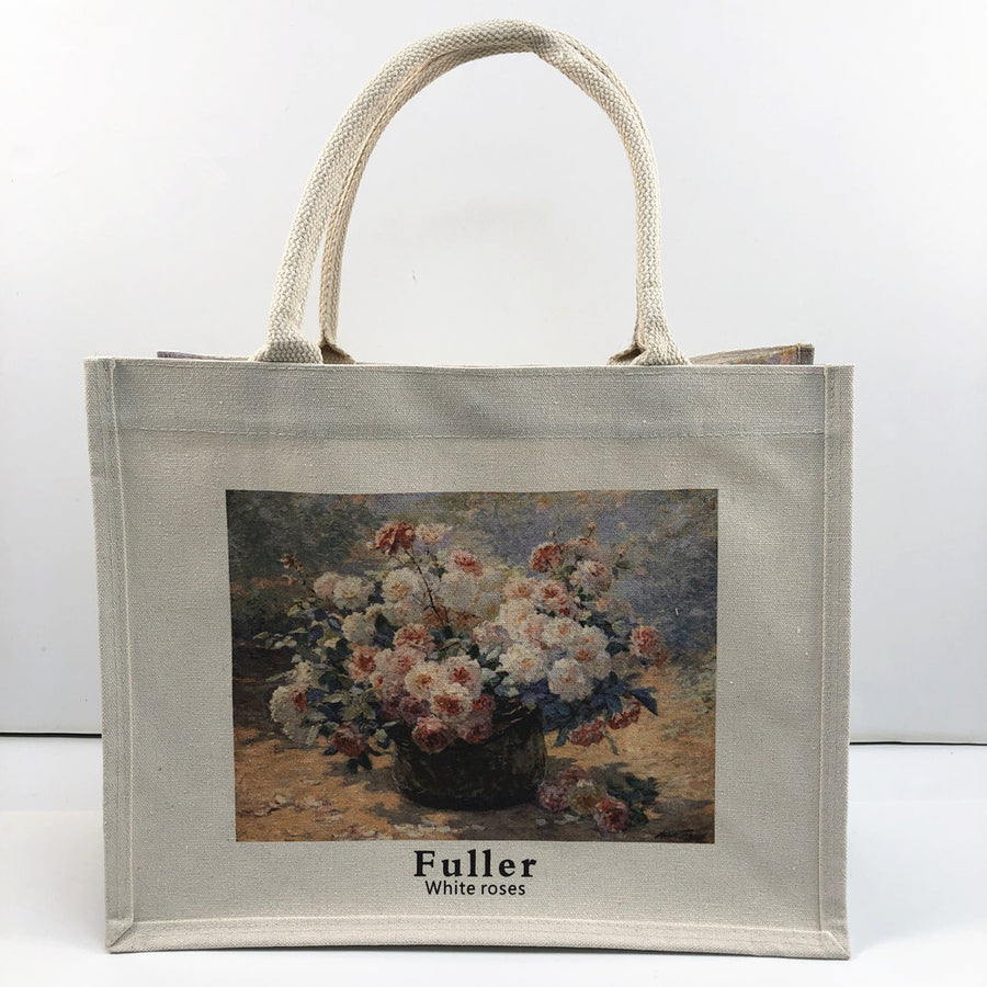 Oil Painting Canvas Tote Bag