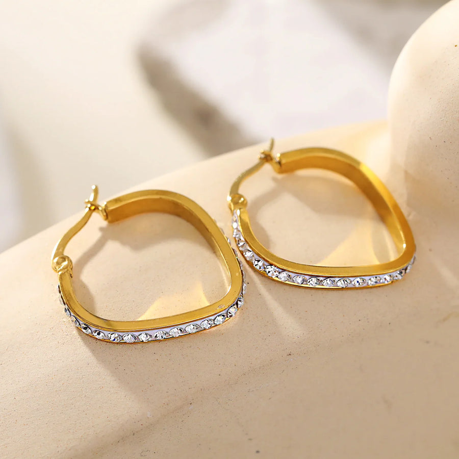 Melfi Gold Hoops