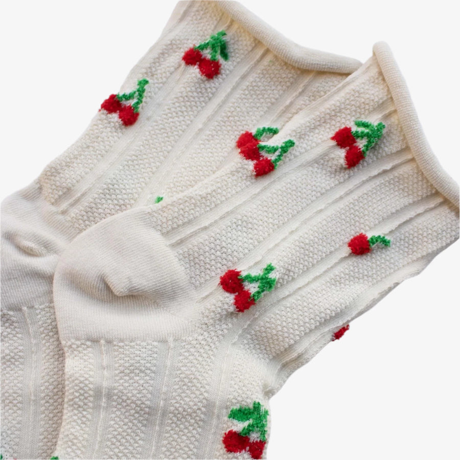 Vintage Cherry Socks